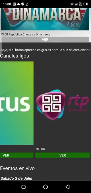 Screenshot of Primera Fila Apk Futbol