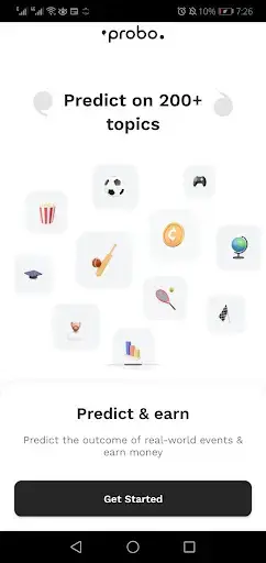 Screenshot of Probo