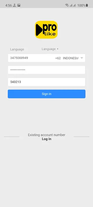 Screenshot of Pro like Apk