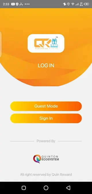 Screenshot of QuinReward Download
