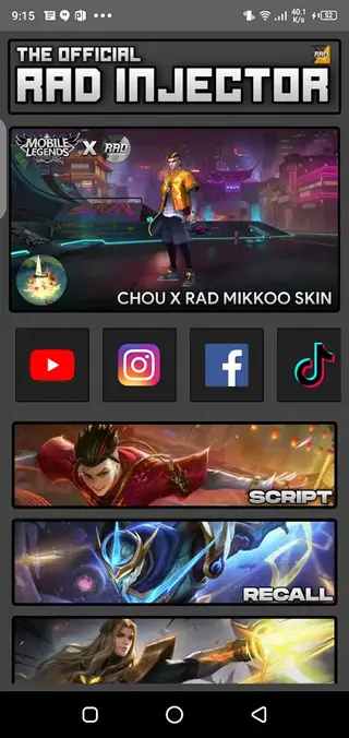 Screenshot of Rad Injector Download