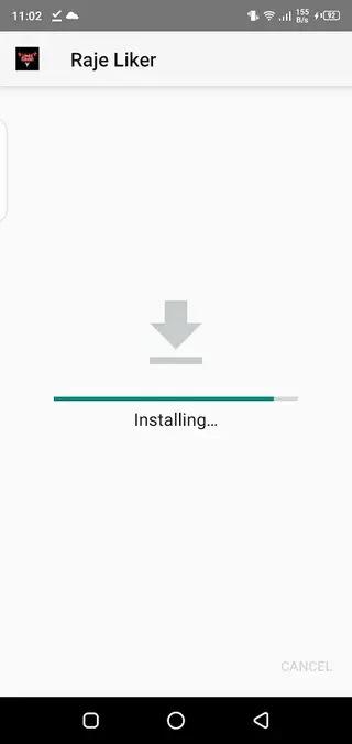 Screenshot of Raje Liker Android