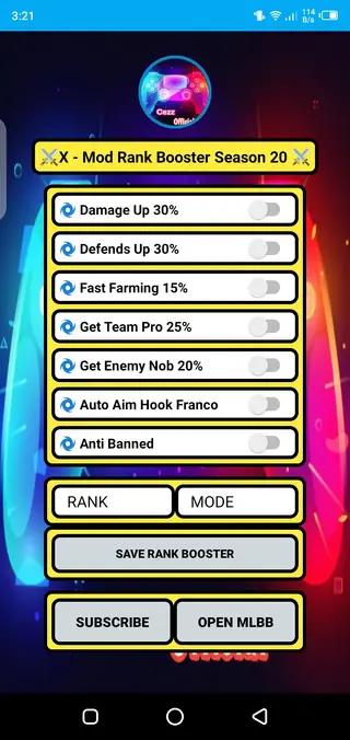 Screenshot of Rank Booster Cezz Official Android