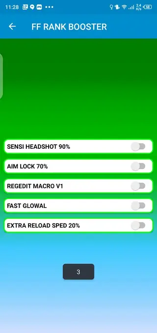 Screenshot of Rank Booster FF App