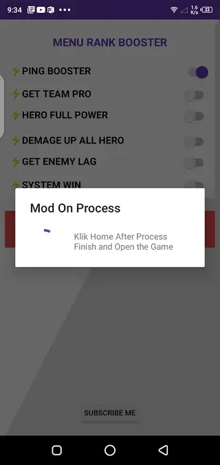 Screenshots of Rank Booster Mobile Legends Hack