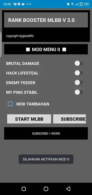 Screenshot of Rank Booster VIP ML