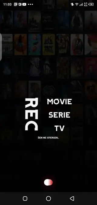 Screenshot of REC TV IPTV App