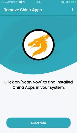 Screenshot of Remove China Apps