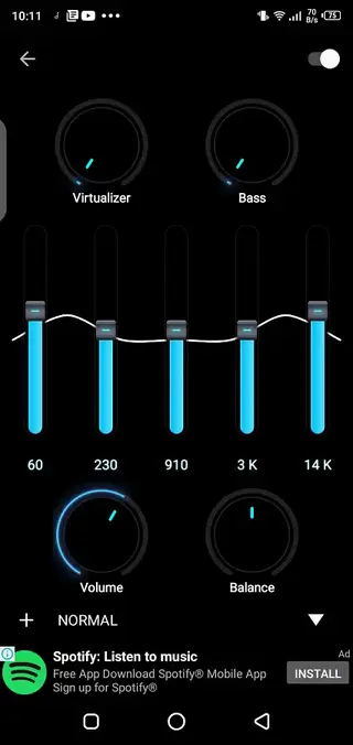 Screenshot of Reproductor MP3 App