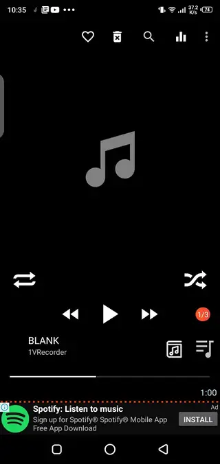 Screenshot of Reproductor MP3 Download