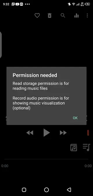 Screenshot of Reproductor MP3
