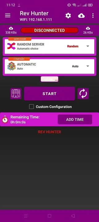 Screenhot of Rev Hunter Apk VPN