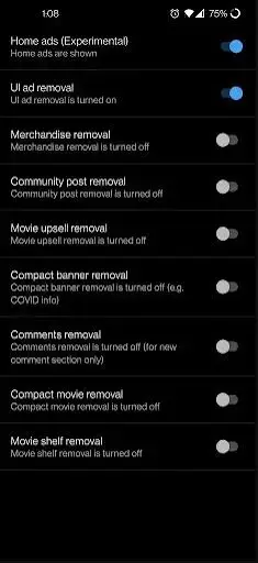 Screeenshot of Revanced Apk