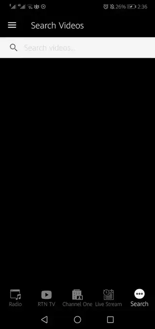 Screenshot of RTV TV