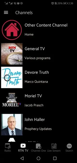 Screenshot of RTV TV Apk