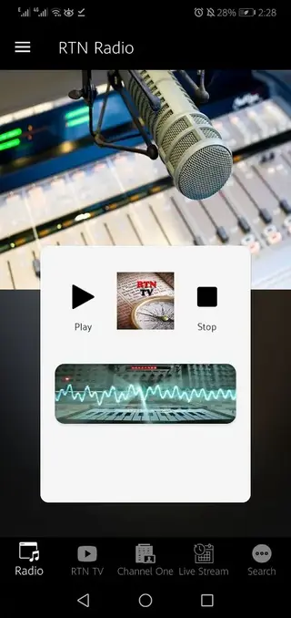 Screenshot of RTV TV Android