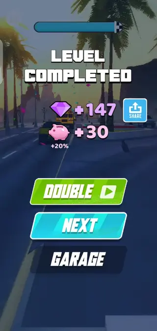 Screenshot of Rush Hour 3D Game