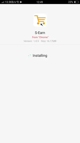 Screenshot of S Earn
