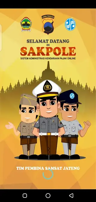 Screeenshot of Sakpole E-Samsat Jateng Apk