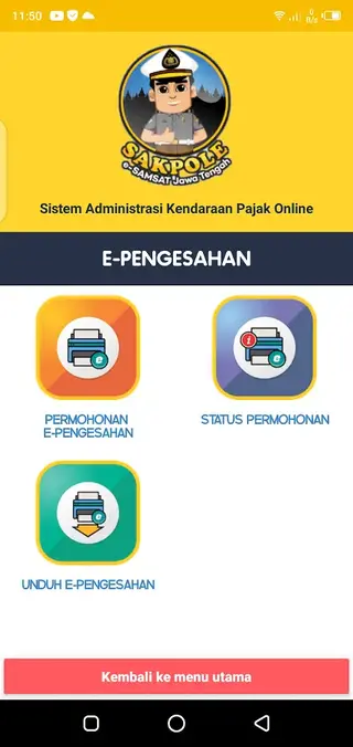 Screeenshot of Sakpole Jateng Apk