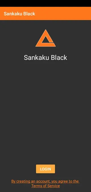 Screenshot of Sankaku Black App