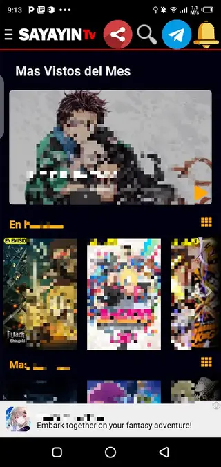 Screenshot of Sayayin Tv Download