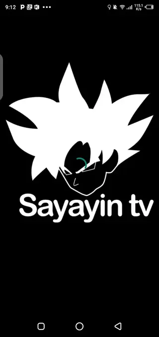 Screenshot of Sayayin Tv App