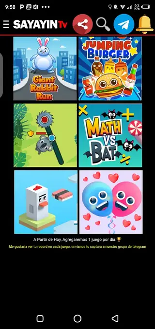 Screenshot of Sayayin Tv Apk Android
