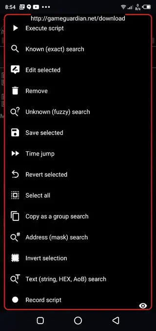 Screenshot of Script Injector Download