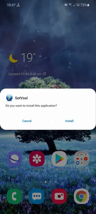 Screenshot of SetVsel Download
