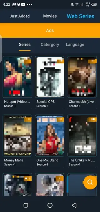 Screenshot of Sevaax Android