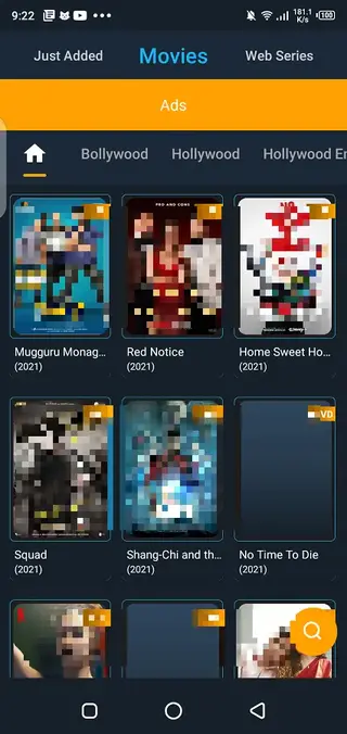 Screenshot of Sevaax App