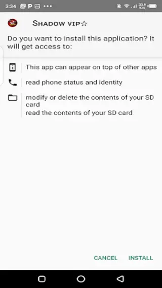 Screenshot of Shadow VIP Apk Download