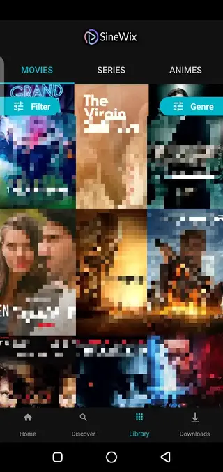Screenshot of SineWix Apk Movie App