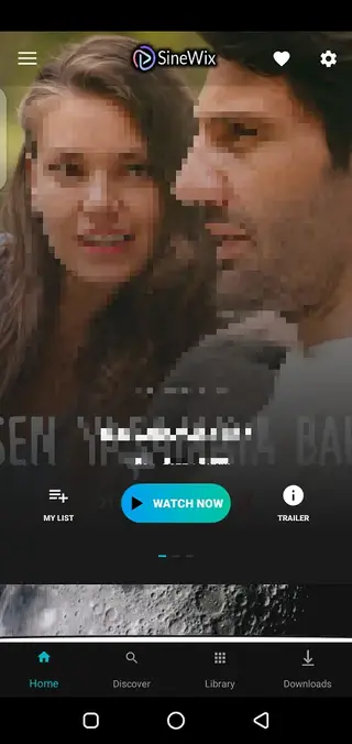 Screenshot of SineWix Android