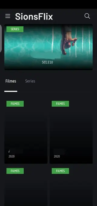 Screenshot of SionsFlix Apk