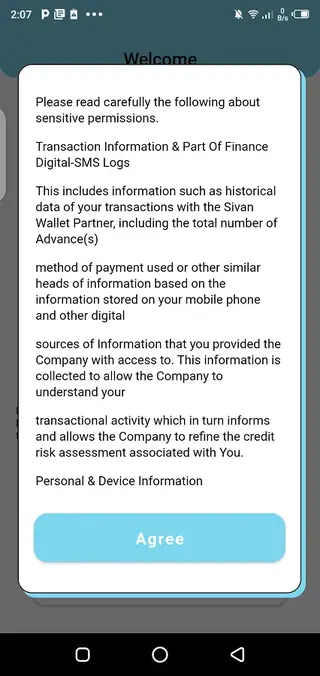 Screenshot of Sivan Wallet Apk