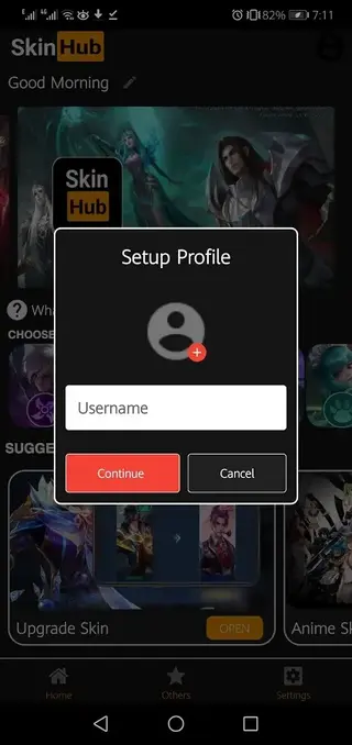 Screenhot of Skin Hub ML Android