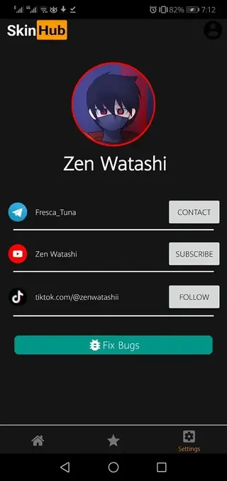 Screenhot of Skin Hub ML Download