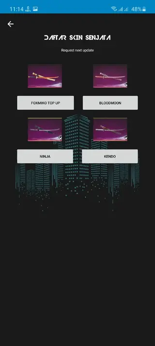 Screenshot of Skin Tool VIP Free Fire
