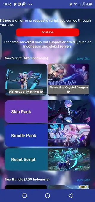 Screenshot of Skin Tools Valor Apk