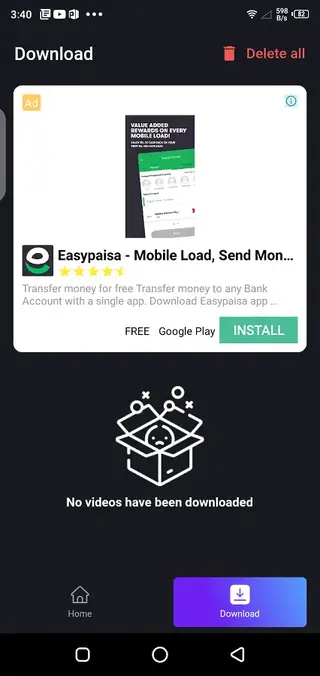 Screenhot of SnapTik TikTok Downloader