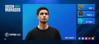 Screenshot of Soccer Manager 2022 Game