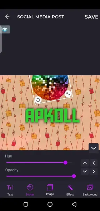 Screenshot of Social Maker