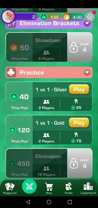 Screenhot of Solitaire Blitz