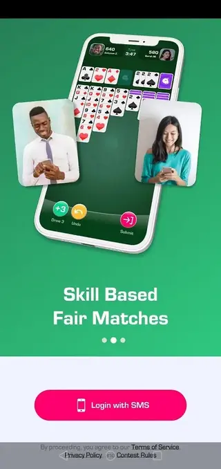 Screenhot of Solitaire Blitz Game