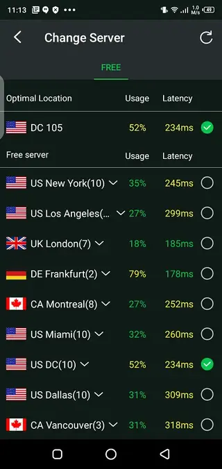 Screenshot of Speed Booster Proxy