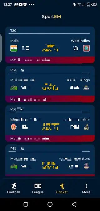 Screenshot of SportEM Apk