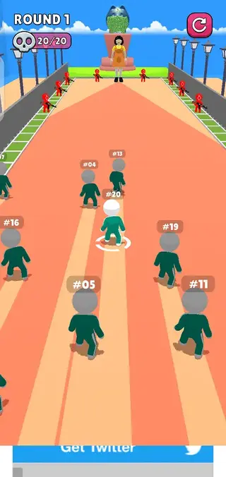 Screenshot of Squid Royale Game