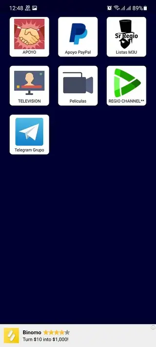 Screenshot of Srregio Apk